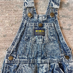 Load image into Gallery viewer, Vintage OshKosh Acid Wash Overalls 5T USA
