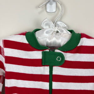 Hanna Andersson Red and White Striped Pajamas 75 cm 12-18 Months