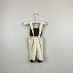 Load image into Gallery viewer, Vintage Dimi by Kessler Soft Yellow Footed Bear Overalls 3-6 Months USA
