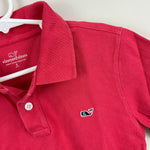 Load image into Gallery viewer, Vineyard Vines Short Sleeve Jetty Red Pique Polo Shirt Small 8-10
