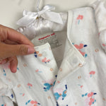 Load image into Gallery viewer, Magnetic Me Floral Velour Footie Sleeper 12-18 Months
