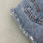 Load image into Gallery viewer, Vintage Levi's Cinched Waist Orange Tab Cut Off Jean Shorts 6
