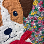 Load image into Gallery viewer, Mini Boden Fun Big Front and Back Applique Jersey Dress Floral Sprout 7-8
