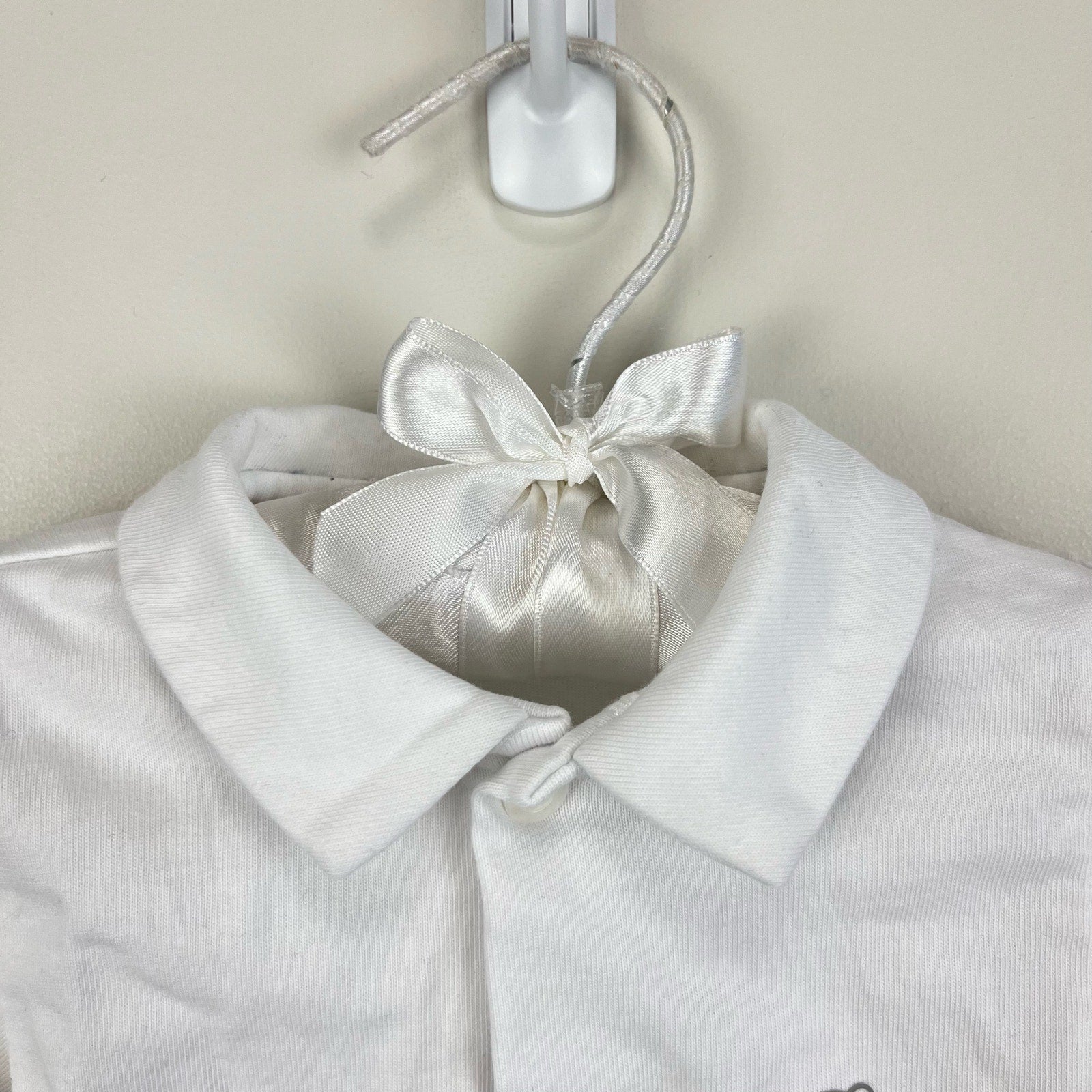 Mayoral White Button Up Bodysuit 12 Months