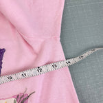 Load image into Gallery viewer, Vintage Tangled Long Sleeve Pink Flower Bouquet T-Shirt 8 USA NWT
