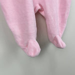 Load image into Gallery viewer, Jacadi Paris Pink Velour Footie 3 Months
