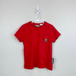 Load image into Gallery viewer, Moschino Kids Short Sleeve Red Teddy Bear Logo Pocket T-Shirt 8
