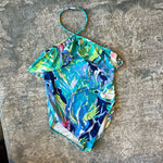 Load image into Gallery viewer, Lilly Pulitzer Girls&#39; Kaelie Multi Purrfect Swimsuit Size 7
