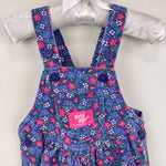Load image into Gallery viewer, Vintage OshKosh B'gosh Purple Floral Overalls 18 Months USA
