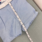 Load image into Gallery viewer, Vintage Blue Sailboat Shortall Romper 24 Months
