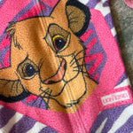 Load image into Gallery viewer, Vintage The Lion King Pink Simba Fleece Footie Pajamas 5T
