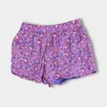 Load image into Gallery viewer, Vineyard Vines Girls Purple Floral Shorts M 10-12
