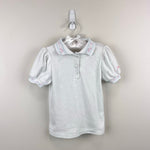 Load image into Gallery viewer, Vintage OshKosh B'gosh Short Sleeve White Flower Top 4T USA

