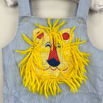 Load image into Gallery viewer, Vintage Cradlecraft Applique Lion Sunsuit 24 Months
