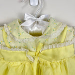 Load image into Gallery viewer, Vintage Yellow Ruffle Lace Daisy Dress 18 Months
