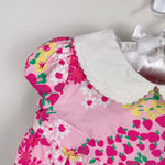 Load image into Gallery viewer, Vintage Lilly Pulitzer Iced Pink Garden Pavillion Bubble Romper 6-12 Months
