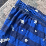 Load image into Gallery viewer, Mini Boden Snug Long John Pajamas Blue Astronaut 14
