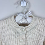 Load image into Gallery viewer, Hanna Andersson Organic Cotton Cardigan Sweater Ecru 70 cm 6-12 Months
