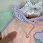 Load image into Gallery viewer, Vintage Carter's Pastel Ruffle Ice Cream Footie Small
