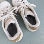 Load image into Gallery viewer, Adidas Girls Grand Court Sneakers White Gold 1
