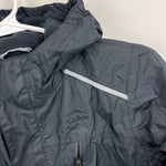 Load image into Gallery viewer, L.L. Bean Kids' Lined Trail Model Wind and Rain Jacket Black M 10/12
