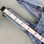 Load image into Gallery viewer, Vintage Liberty Blue Jean Teddy Bear Patch Overalls 3T
