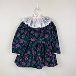 Load image into Gallery viewer, Vintage Hi-Girls Inc Floral Velvet Party Dress 4T USA
