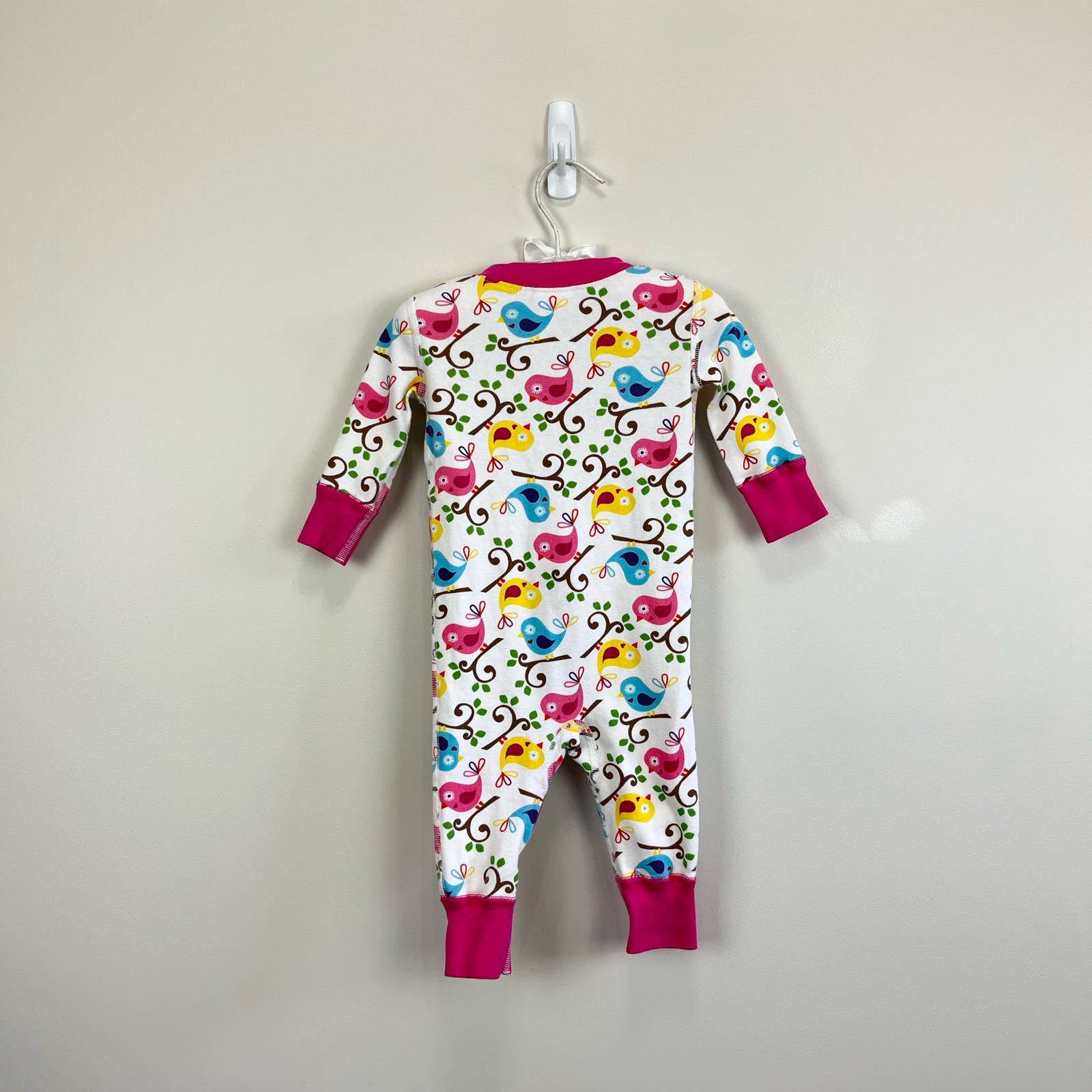 Hanna Andersson Colorful Bird Pajamas 60 cm (6-9 Months)