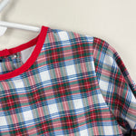 Load image into Gallery viewer, The Beaufort Bonnet Company Lindy's Lunch Dress Tartan with Richmond Red 7
