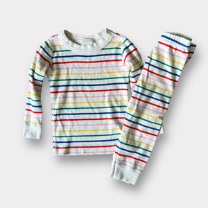 Hanna Andersson Rainbow Striped Pajamas 80/85 cm 2T