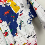 Load image into Gallery viewer, Vintage M.P.S. Pourquoi? Reversible World Map Jacket 4T
