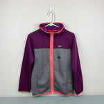 Load image into Gallery viewer, L.L. Bean Kids Airlight Jacket Plum Gray XL 14-16 NWT
