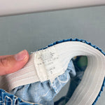 Load image into Gallery viewer, Vintage Blue Printed Track Shorts 2T USA
