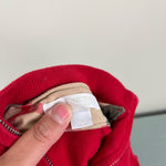 Load image into Gallery viewer, Burberry Full Zip Sweater Military Red 68 cm 6 Months
