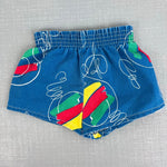 Load image into Gallery viewer, Vintage Blue Printed Track Shorts 2T USA
