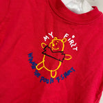 Load image into Gallery viewer, Vintage The Disney Store My First Pooh T-Shirt 12 Months
