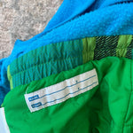 Load image into Gallery viewer, Columbia Blue Green Plaid Snow Bib Overalls 2T
