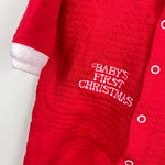 Load image into Gallery viewer, Vintage BabyGro Baby's First Christmas Footie Large USA
