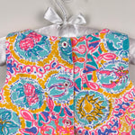 Load image into Gallery viewer, Lilly Pulitzer Infant Shift Dress Light Iris Blue Written in the Sun QR 12-18 Months
