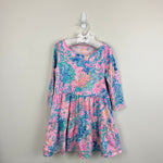 Load image into Gallery viewer, Lilly Pulitzer Girls Mini Geanna Dress Multi Splendor in the Sand M 6-7

