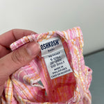 Load image into Gallery viewer, Vintage OshKosh B&#39;gosh Pink Plaid Bubble Romper 0-3 Months
