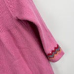 Load image into Gallery viewer, Mini Boden Fair Isle Knitted Dress Pink Robins 2-3
