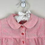 Load image into Gallery viewer, Vintage Gymboree Pink Plaid Flower Dress 6-12 Months
