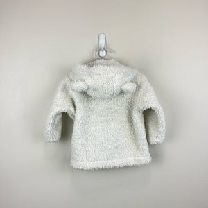 Patagonia Baby Furry Friends Fleece Hoody Birch White 3-6 Months