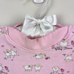 Load image into Gallery viewer, Vintage OshKosh B'gosh Pink Baby Lamb Bodysuit 6-9 Months
