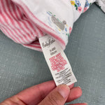 Load image into Gallery viewer, Mini Boden Cosy Velour Reversible Jacket &amp; Pants Set Pink/Ivory Ducks 3-6 Months
