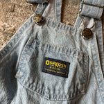 Load image into Gallery viewer, Vintage OshKosh B&#39;gosh Blue Jean Overalls 3T USA
