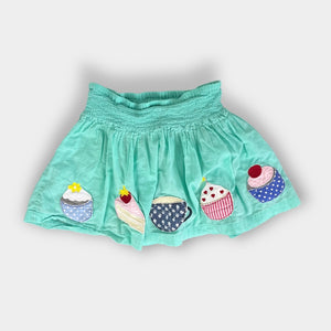 Mini Boden Applique Dessert Skirt 3-4