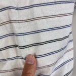 Load image into Gallery viewer, Vintage Healthtex Short Sleeve White Striped Polo Shirt 4T USA

