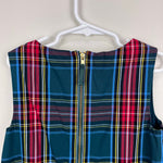 Load image into Gallery viewer, Crewcuts Girls Tartan Tiered Dress Warm Spruce 8
